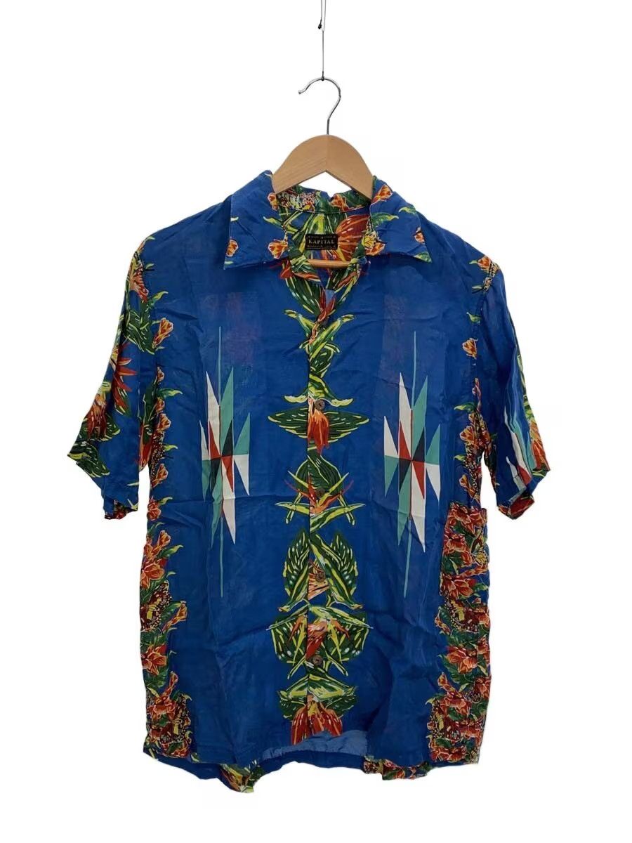 Kapital Floral Aztec Short Sleeve Button Shirt Size US L / EU 52-54 / 3 - 1 Thumbnail