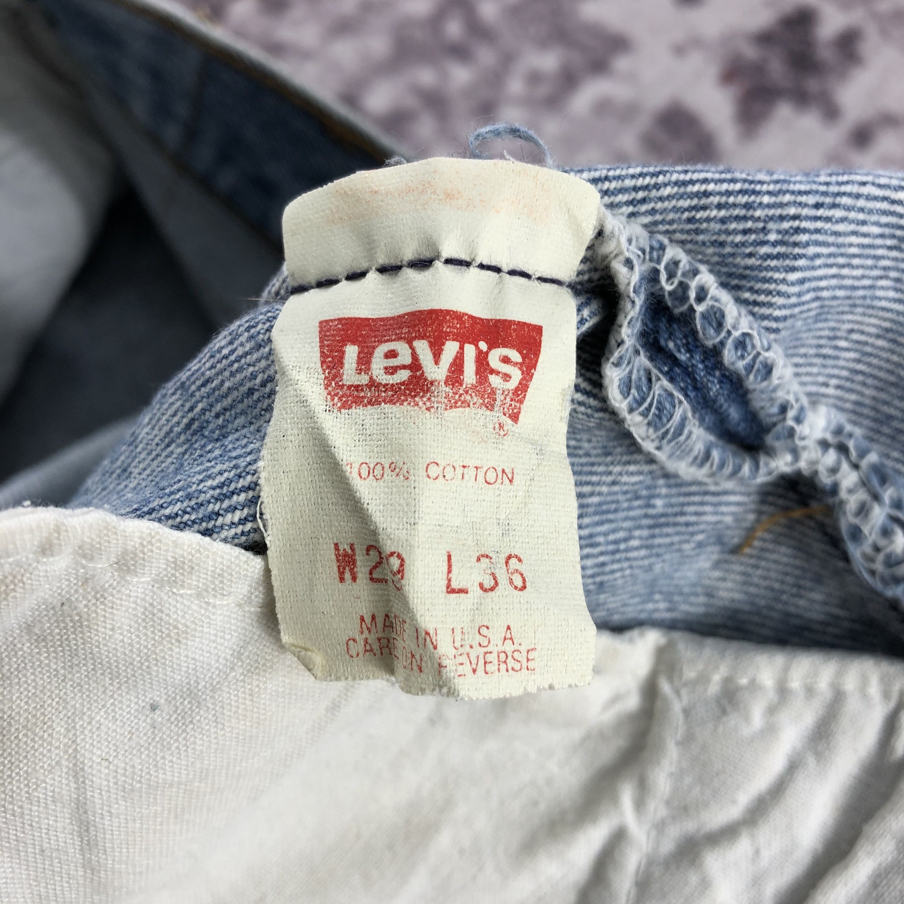 Levi's × Vintage Vintage 90s Ripped Levis 501 Jeans-JM2709 Size US 29 - 10 Thumbnail