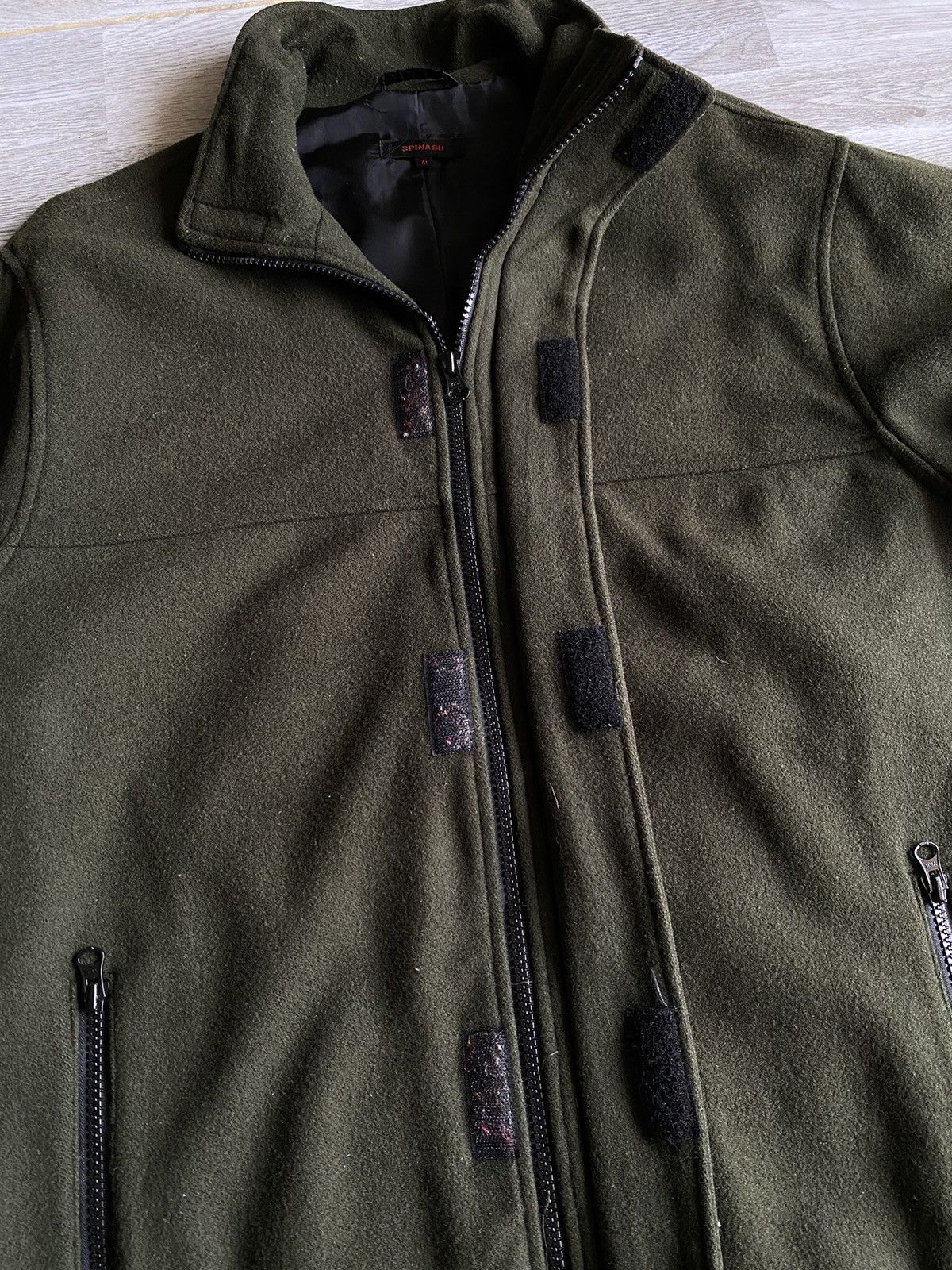 20471120 × Japanese Brand Spinash Japanese Brand Wool Jacket Size US M / EU 48-50 / 2 - 4 Thumbnail