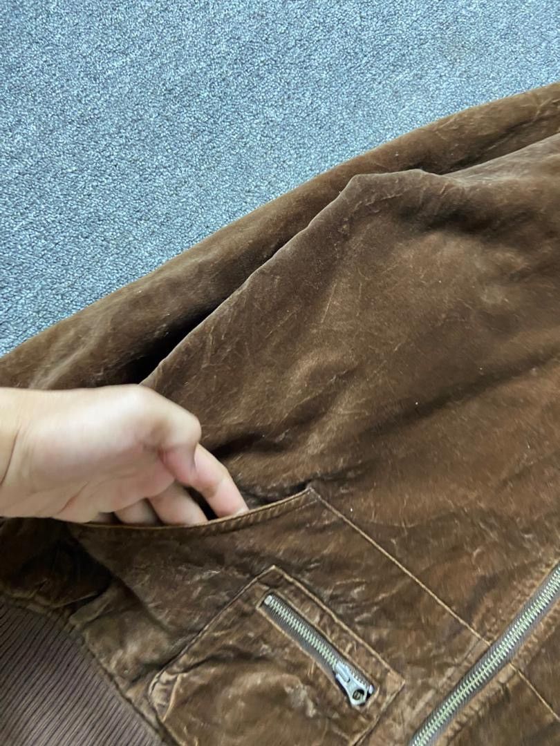 Japanese Brand Nano Second Velour Velvet Hooded Jacket (192) Size US L / EU 52-54 / 3 - 8 Thumbnail