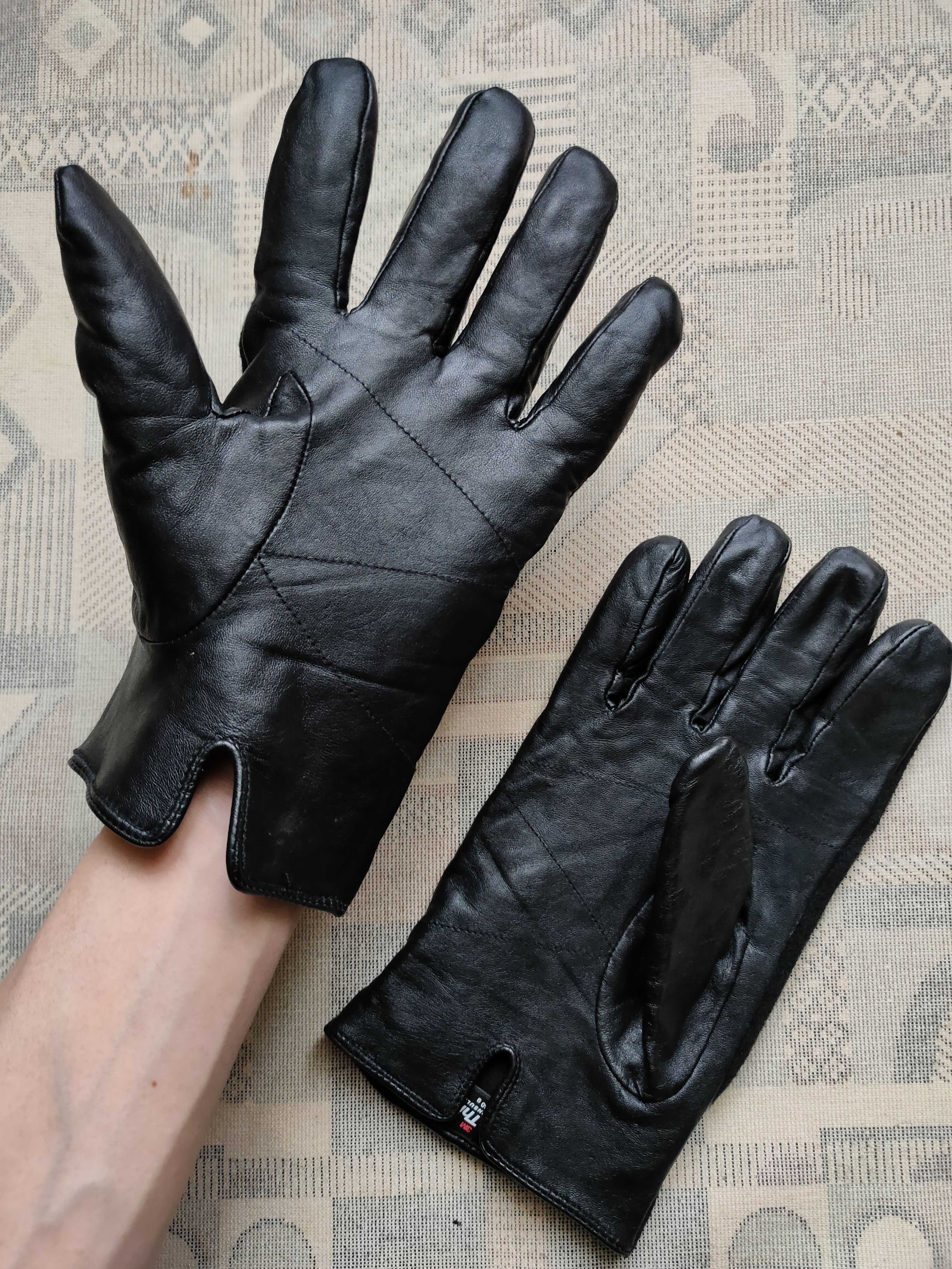 Barbour Barbour leather gloves barbour woolen gloves L-XL Size ONE SIZE - 3 Thumbnail