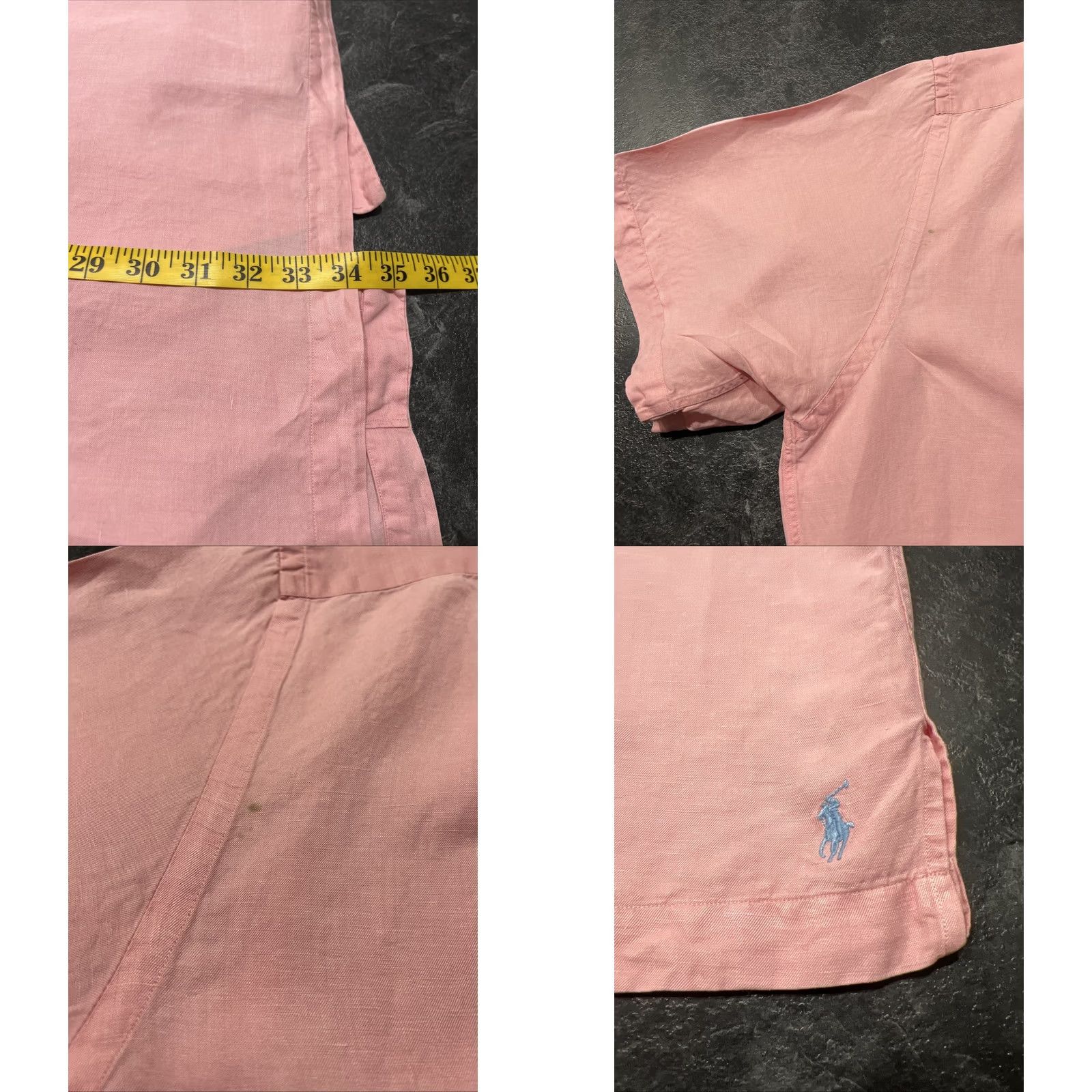 Ralph Lauren Polo Ralph Lauren Shirt Button-Down 4XT Pink Classic Fit Pony Mens Short Sleeve Button-Up Size US XXL / EU 58 / 5 - 9 Thumbnail