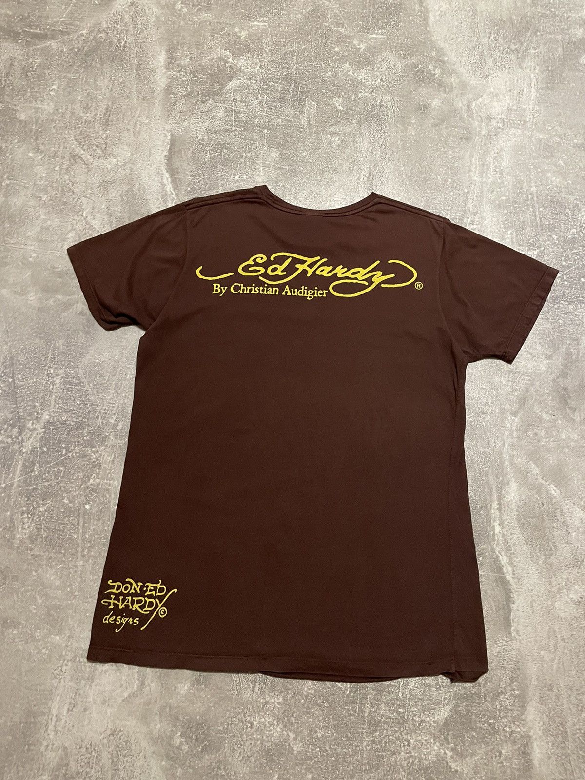 Ed Hardy × Vintage Vintage Ed Hardy Japan Style T-Shirt Y2K Size US L / EU 52-54 / 3 - 18 Thumbnail