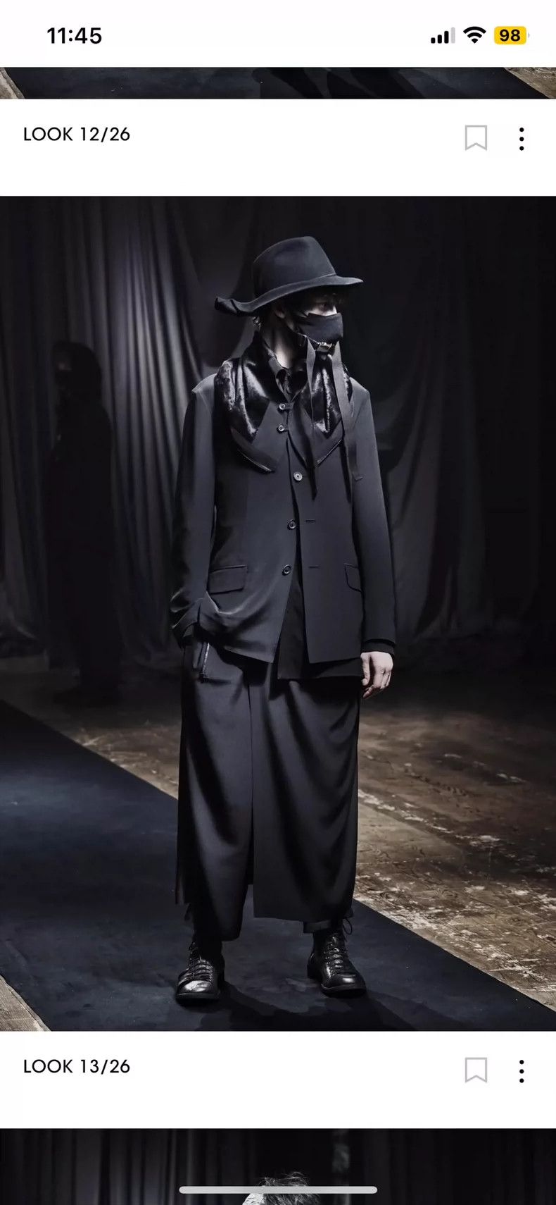 Yohji Yamamoto yohji yamamoto Hooded jacket with stand-up collar jacket 25 Size US M / EU 48-50 / 2 - 8 Thumbnail
