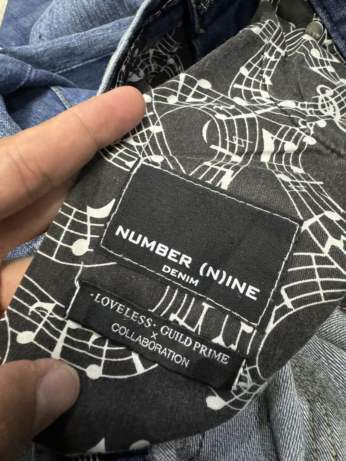 Loveless × Number (N)ine NUMBER NINE LOVELESS GUILD PRIME PAINT SPLATTER SKINNY JEANS Size US 30 / EU 46 - 11 Thumbnail