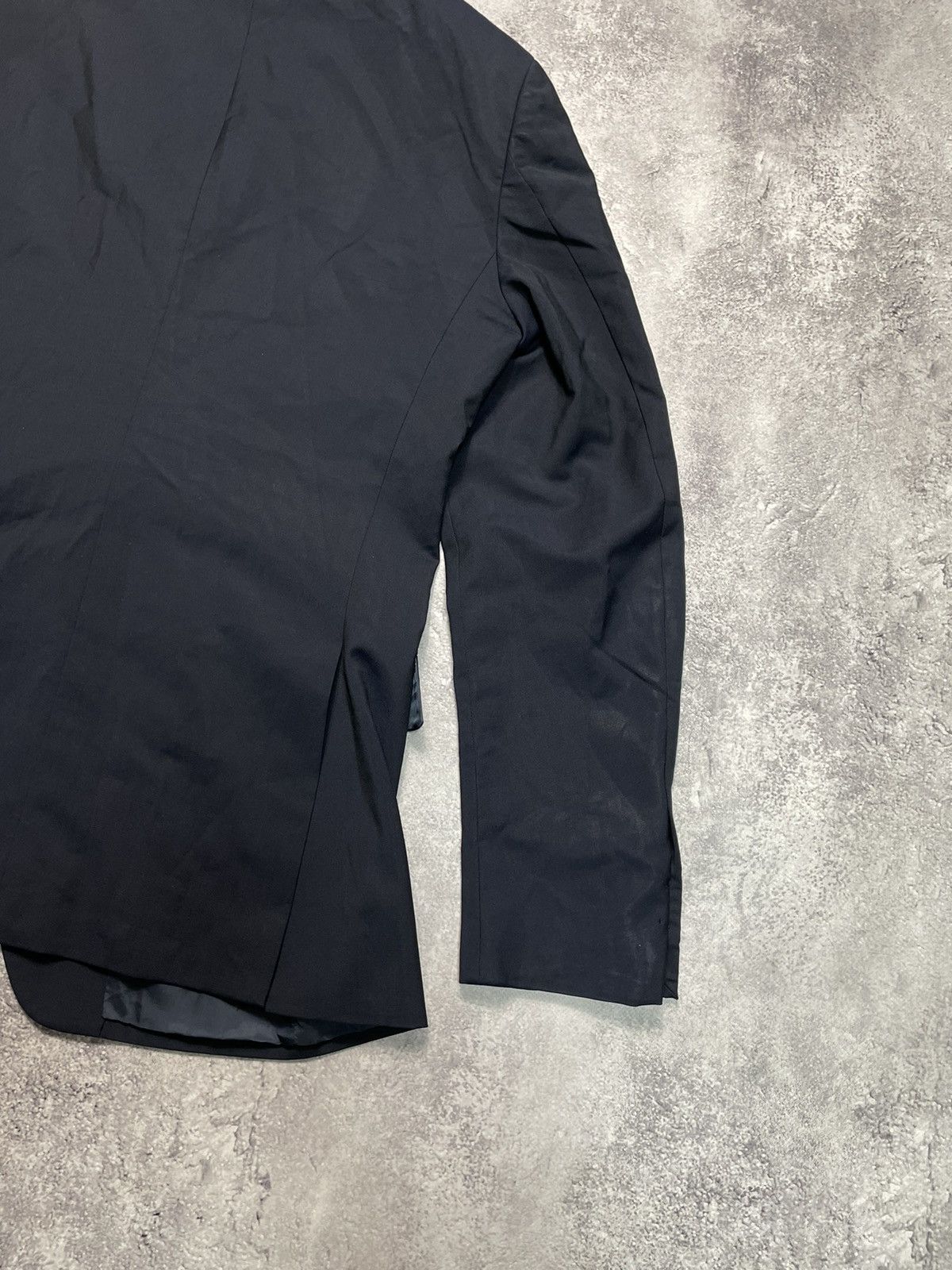 Prada Prada Milano Tailored Black VW Mohair Suit Size 50R - 12 Thumbnail