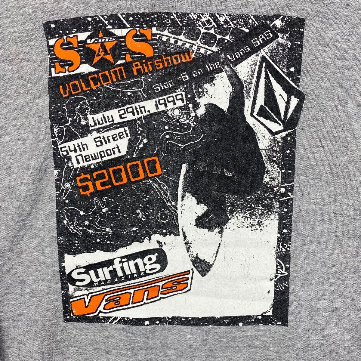 Vintage Vintage 90's VANS SAS Surfing Magazine Volcom Airshow Size US L / EU 52-54 / 3 - 2 Thumbnail