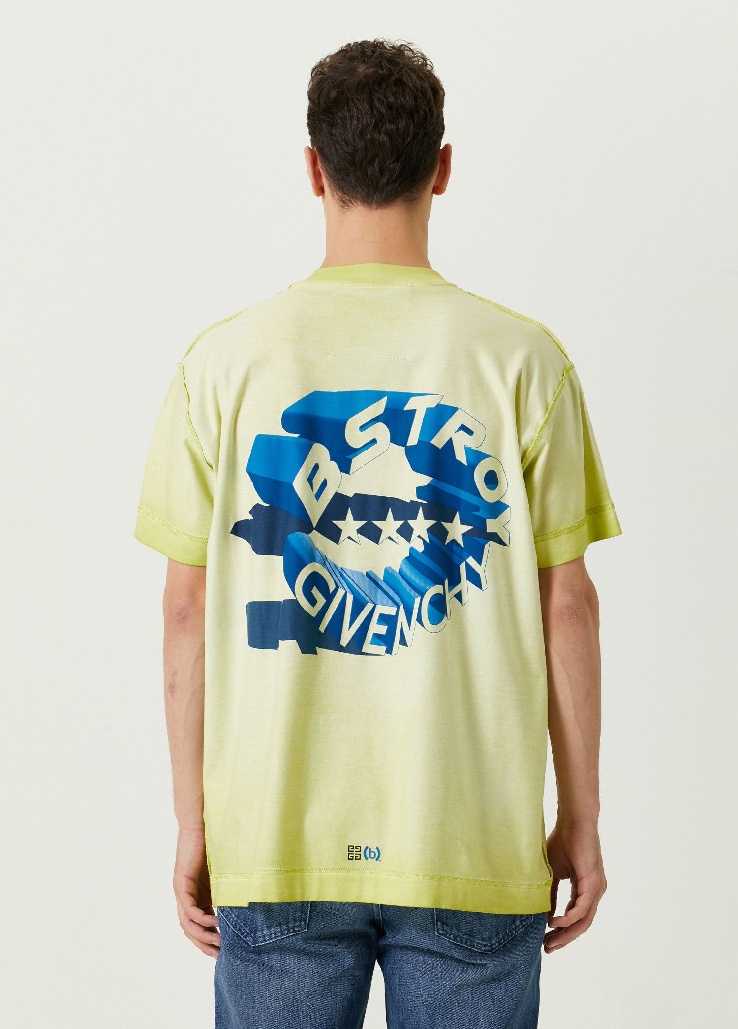 (B).Stroy × Givenchy Green Inside Out Global Peace Logo Oversized T-Shirt Size US M / EU 48-50 / 2 - 4 Thumbnail