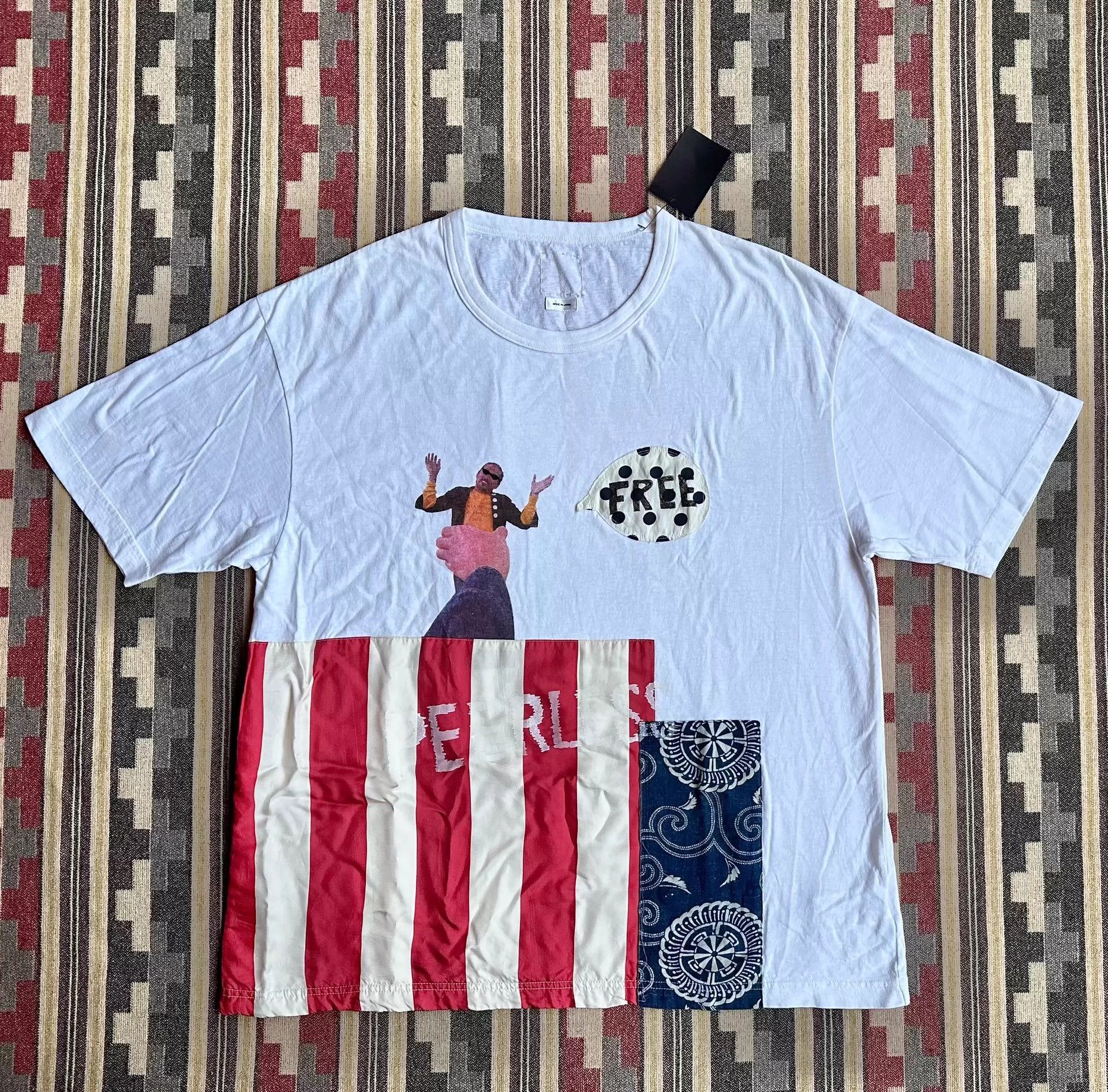 Visvim VISVIM JUMBO TEE S/S COLLAGE 19SS Size US XXL / EU 58 / 5 - 1 Thumbnail