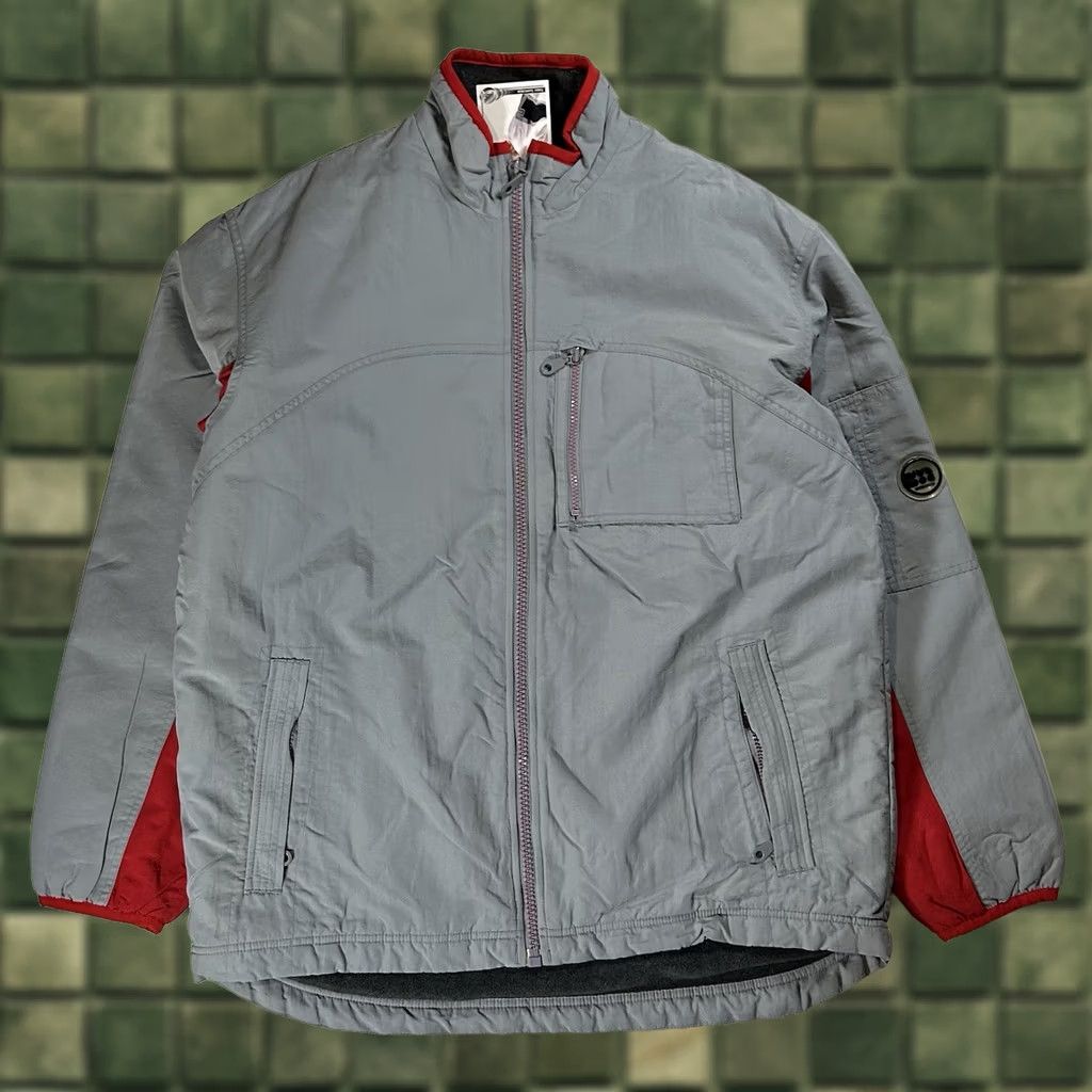 Mossimo VINTAGE Mossimo Jacket Fleece Liner Zip Up Medium Can Large Gray/Red Unisex Adults Size US L / EU 52-54 / 3 - 1 Thumbnail
