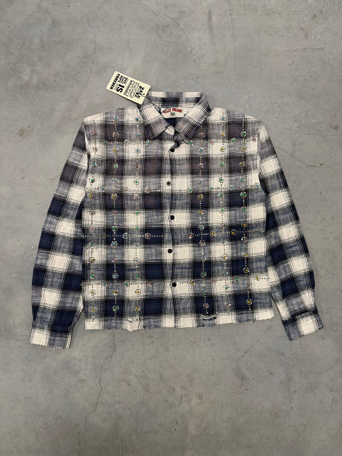 Vale Vale Forever Valley Dreams Studded Sky Gems Flannel New Size US L / EU 52-54 / 3 - 1 Thumbnail