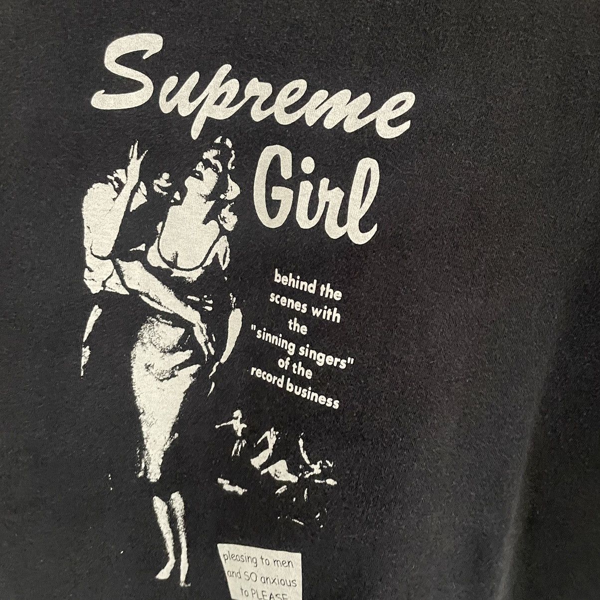 If Six Was Nine Vintage Japanese Brand Supreme Girl With Caption Quotes Size US M / EU 48-50 / 2 - 5 Thumbnail