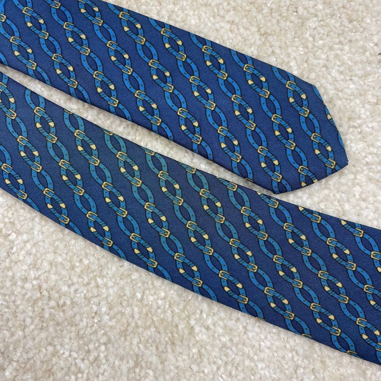 Hermes Hermes Silk Tie 7021 TA Belts Size ONE SIZE - 6 Thumbnail
