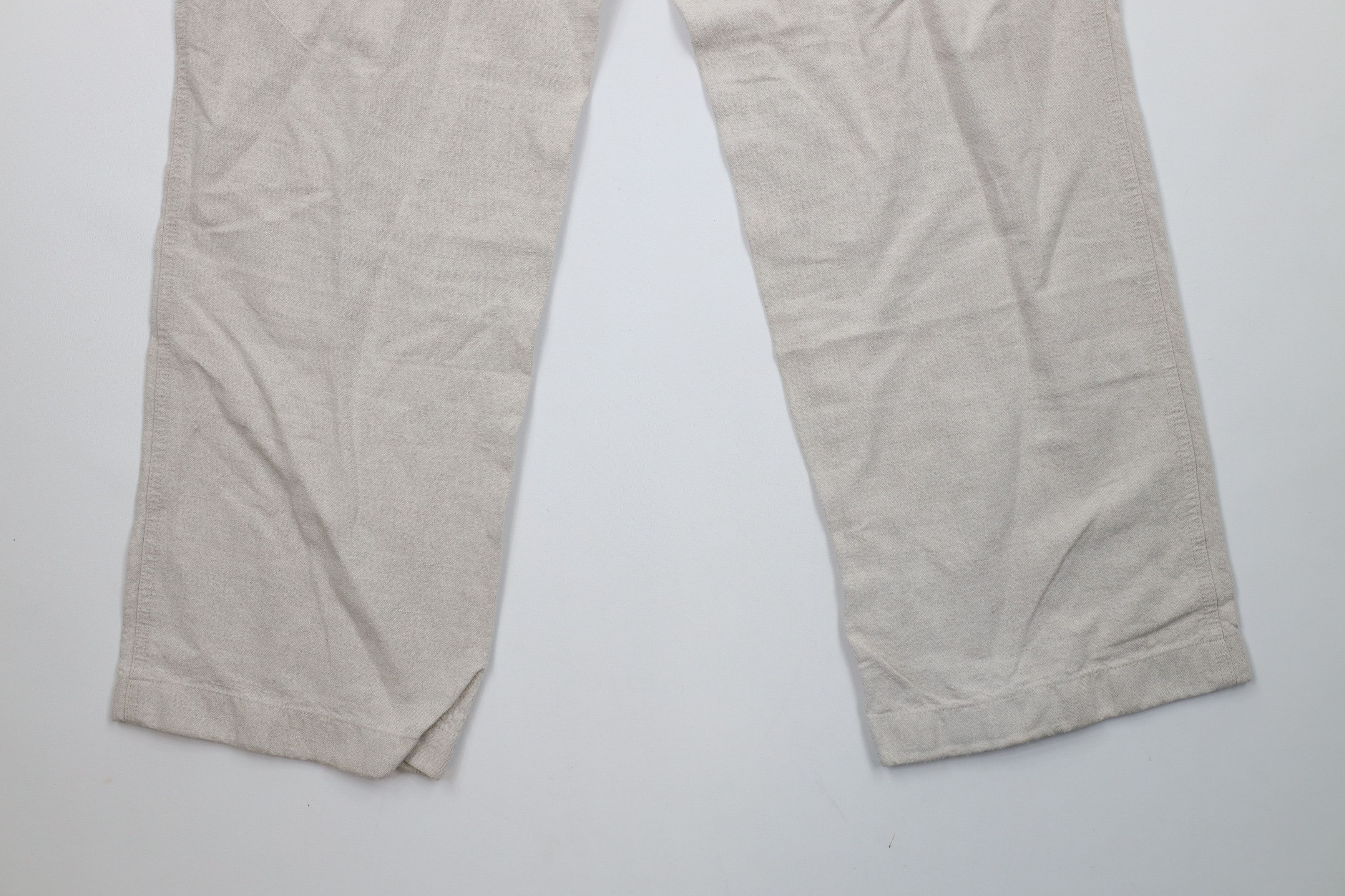 Vintage Vintage 90s Streetwear Blend Wide Leg Harem Pants Beige Size US 32 / EU 48 - 14 Thumbnail