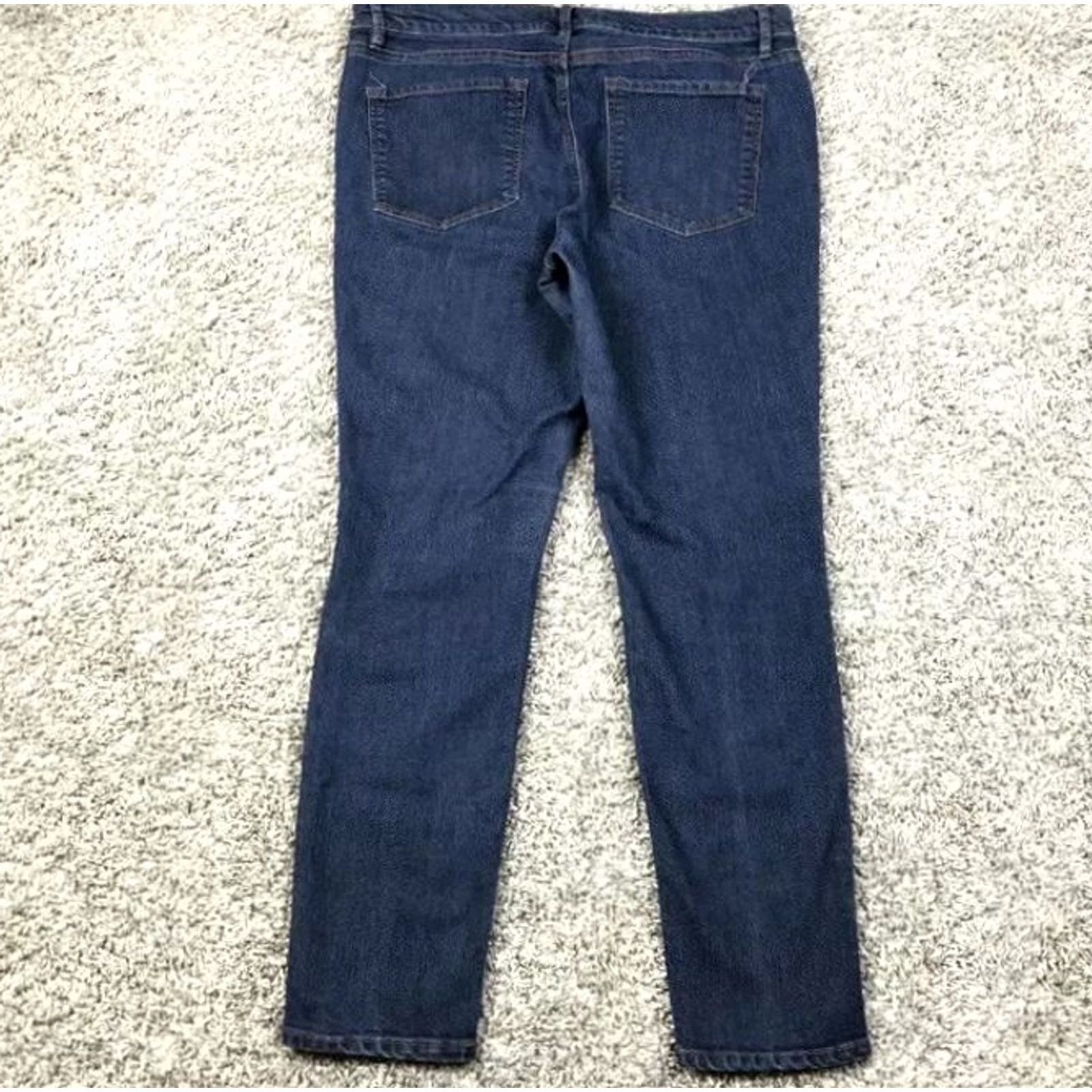 Ann Taylor Ann Taylor Loft Blue Denim Jeans Women's Modern Skinny Size 34x27 Size 24" / US 00 / IT 34 - 4 Thumbnail