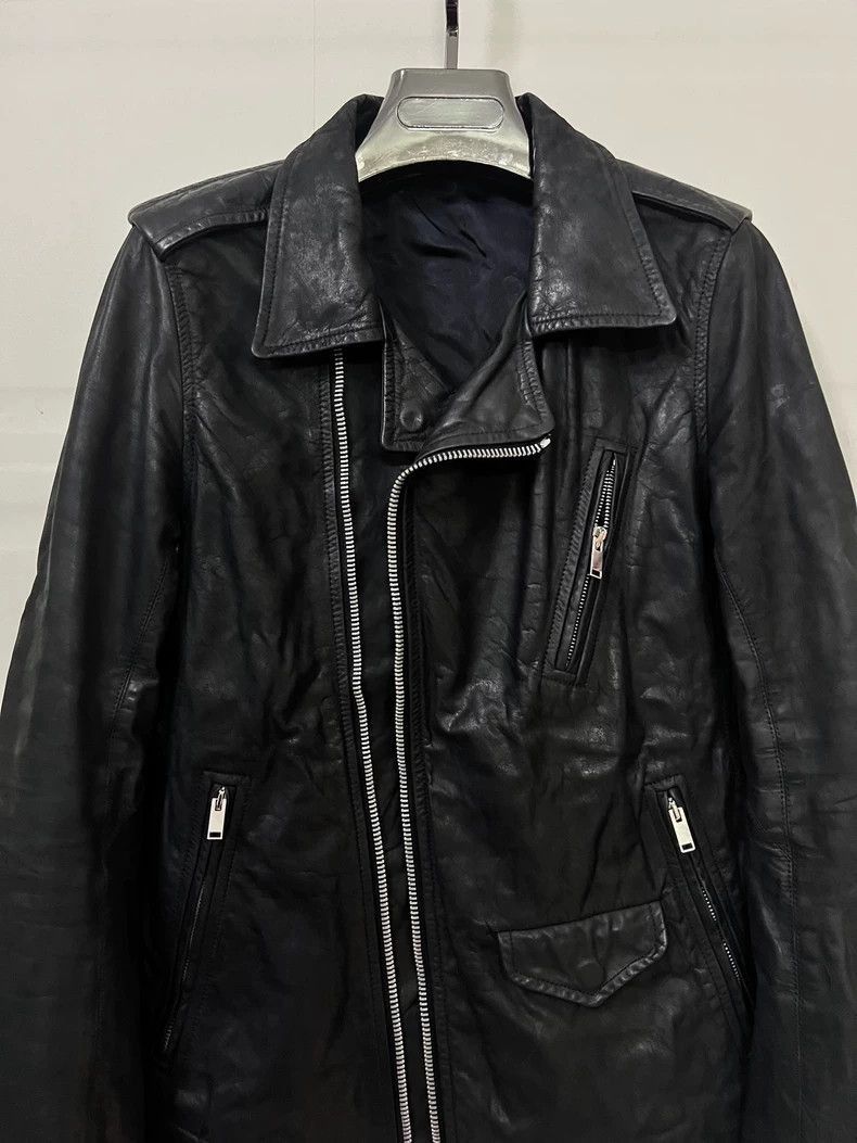 Rick Owens Rick Owens Motorcycle rider leather coat jacket-2506 Size US S / EU 44-46 / 1 - 5 Thumbnail