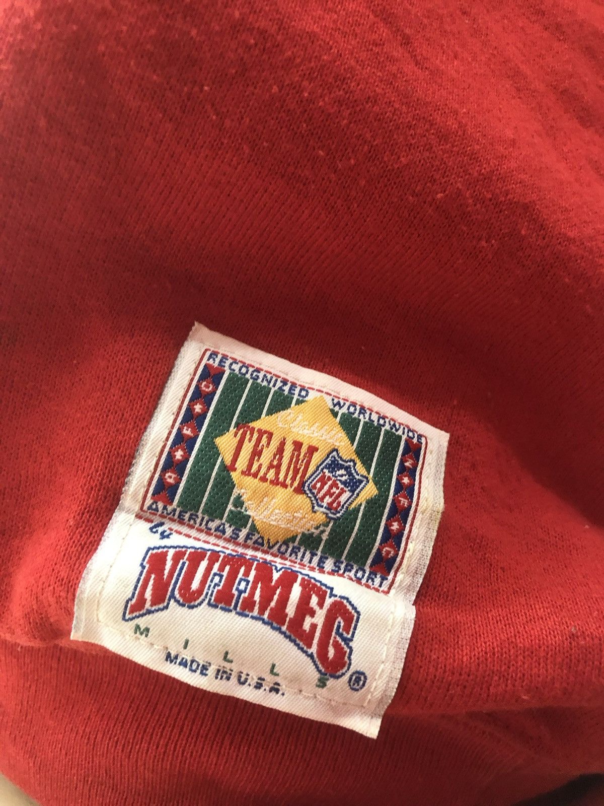 Nutmeg × Vintage NFL 49ERS San Francisco x Nutmeg Mills Size US XL / EU 56 / 4 - 4 Thumbnail