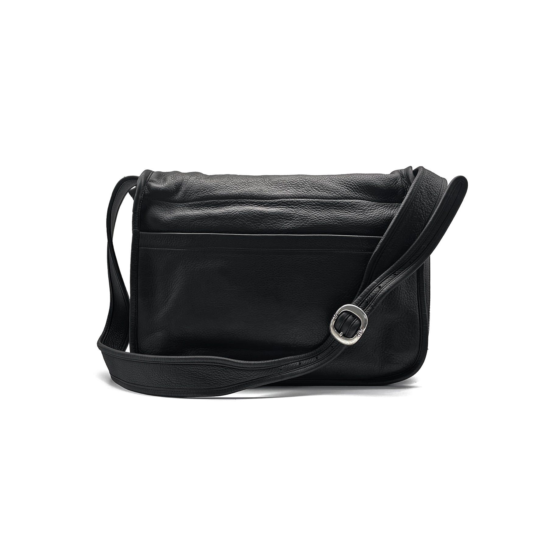 Chrome Hearts Chrome Hearts Black Leather Messenger Crossbody Bag Size ONE SIZE - 2 Thumbnail