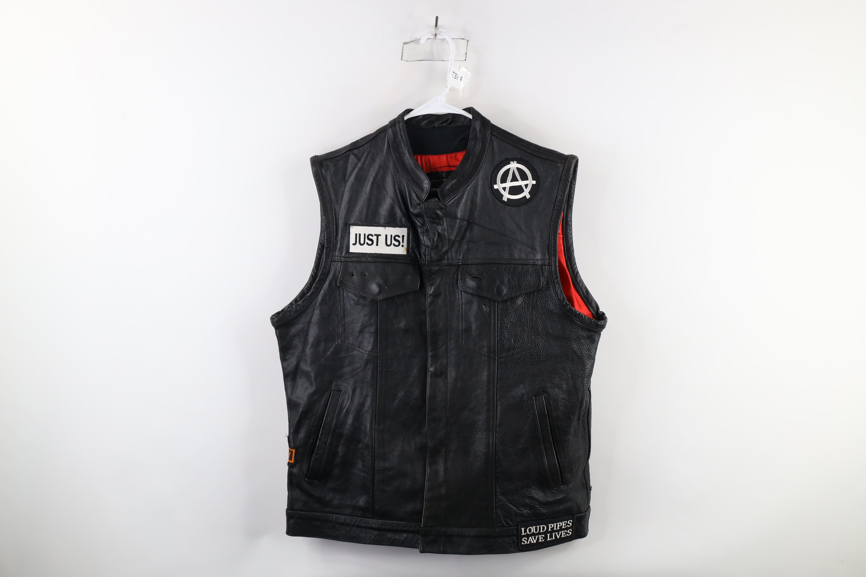 Vintage Vintage 90s Streetwear Brotherhood of Bikers Leather Vest Size US XL / EU 56 / 4 - 1 Thumbnail