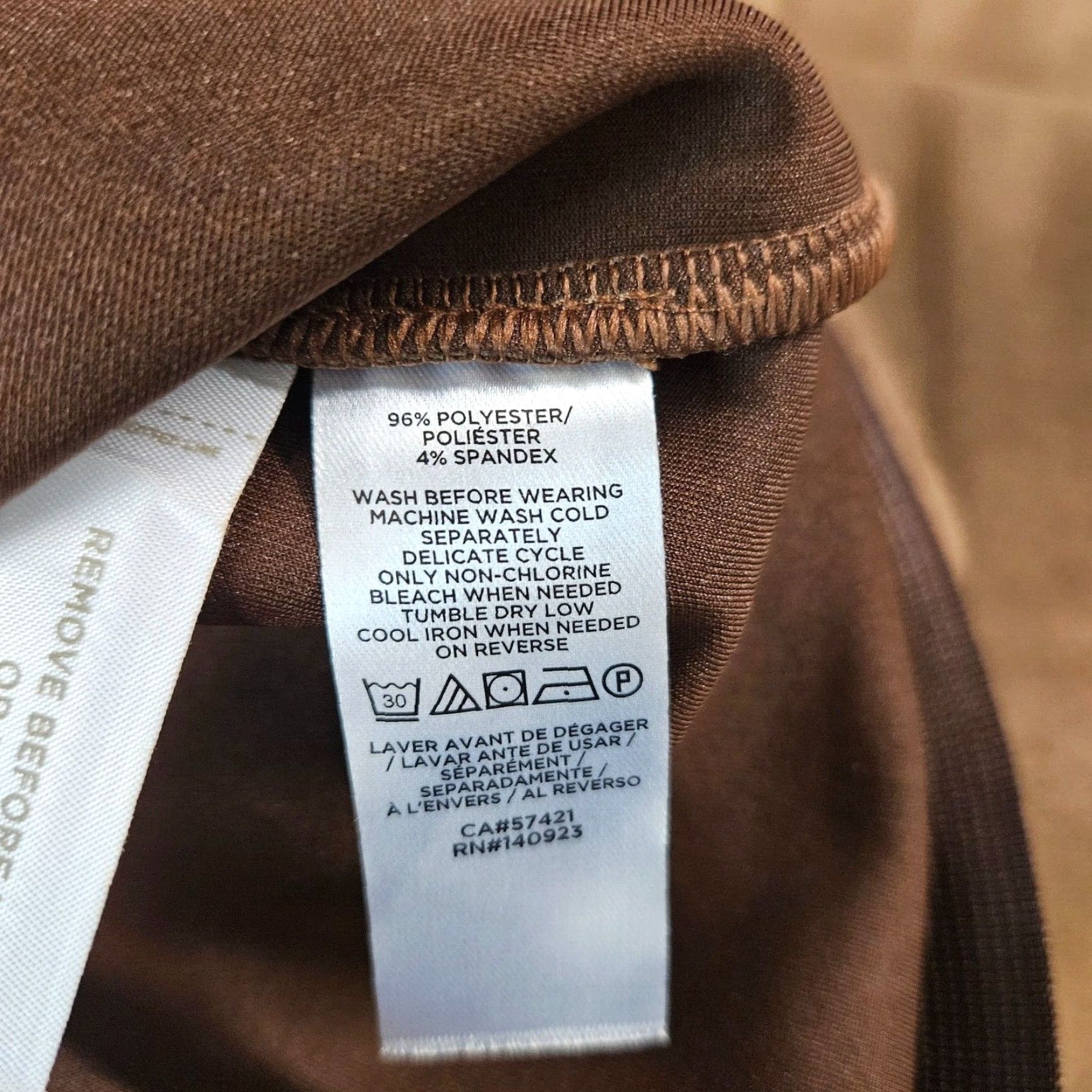 Loft LOFT Ann Taylor Womens Faux Suede Ankle Pants XL Brown Pull On High Rise Adult Regular Size XS? Wait Size 40" / US 18 - 6 Thumbnail