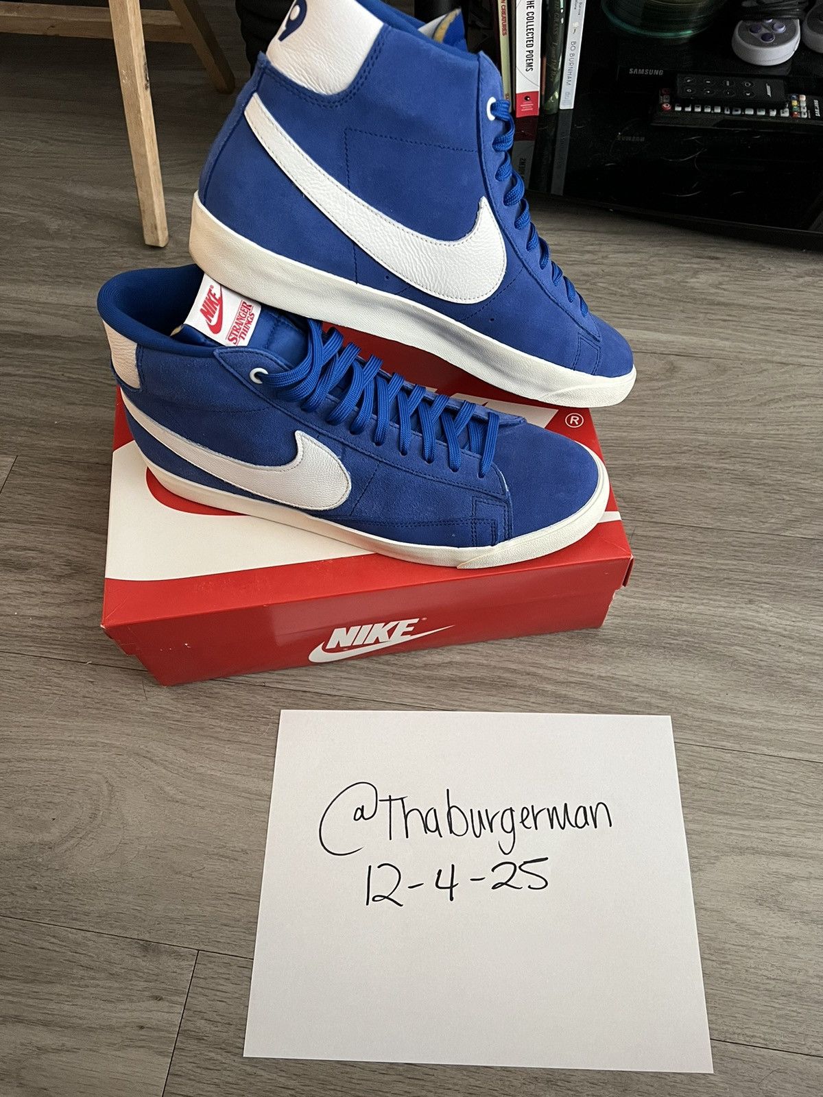 Nike BLAZER MID - STRANGER THINGS - US 12 Size US 12 / EU 45 - 6 Thumbnail