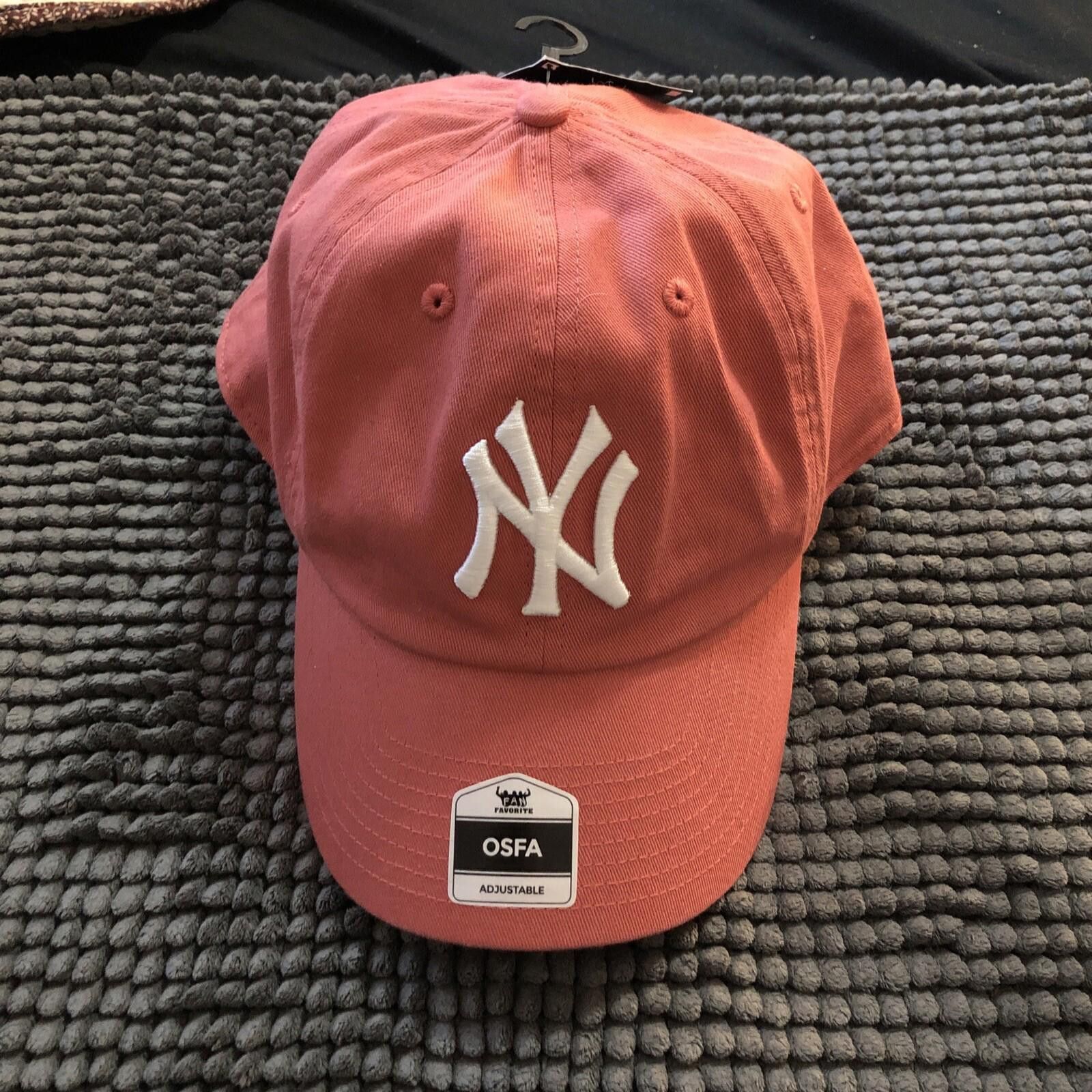 Designer Fan Favorite Pink New York Yankees Hat NEW OSFA W/Tags Size ONE SIZE - 1 Thumbnail