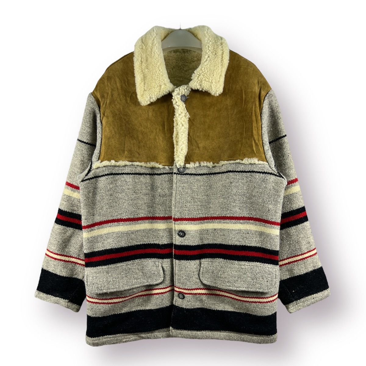 Chevignon 🔥 CHEVIGNON SHEEPSKIN WOOL coat - M Size US M / EU 48-50 / 2 - 1 Thumbnail
