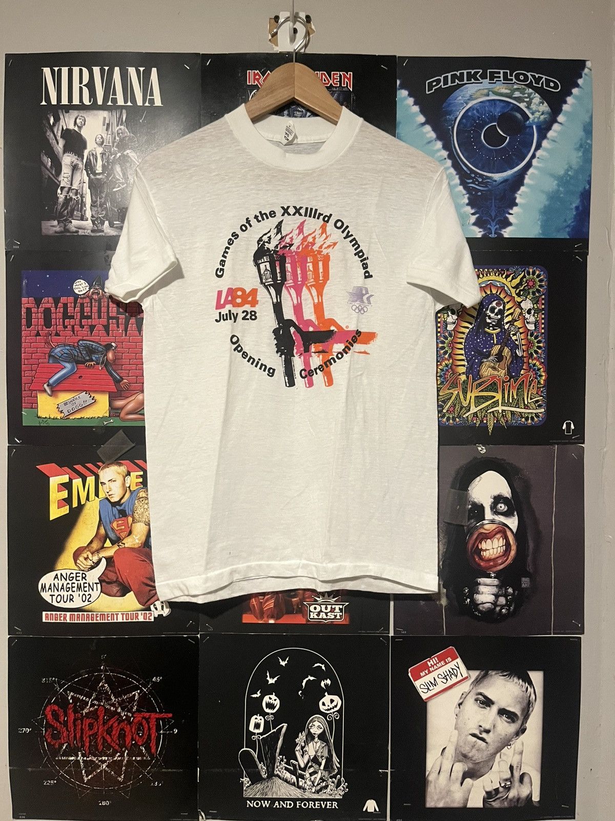 USA Olympics VTG LA OLYMPIC GAMES '84 XXIII OLYMPIAD T-SHIRT LA 1984 M Size US M / EU 48-50 / 2 - 1 Thumbnail