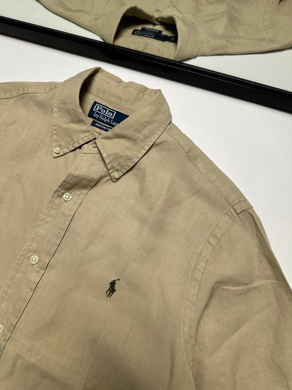 Polo Ralph Lauren 90s Vintage Polo Ralph Lauren Linen Rare Old money Shirt Size US M / EU 48-50 / 2 - 4 Thumbnail