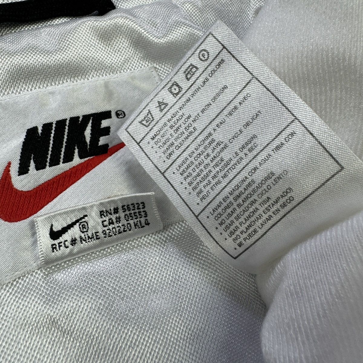 Nike × Vintage 💥Vintage 90s Nike Spell Out Jacket Size US S / EU 44-46 / 1 - 8 Thumbnail