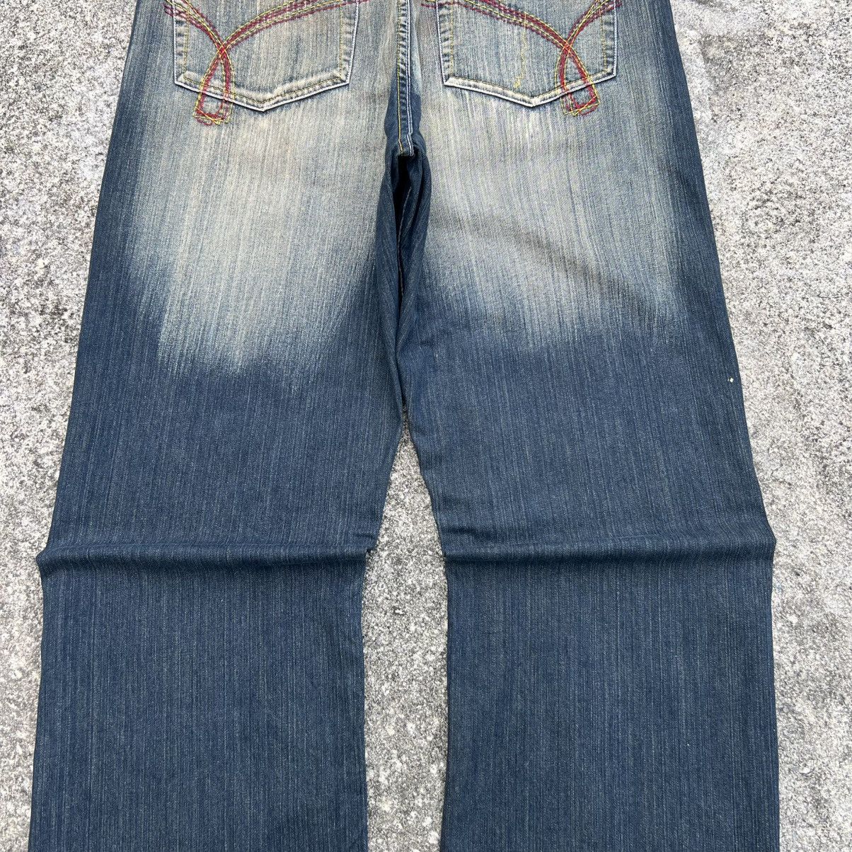 Akademiks “y2k style” AKADEMIKS ACID WASH DOUBLE POCKET BAGGY JEANS Size US 36 / EU 52 - 9 Thumbnail