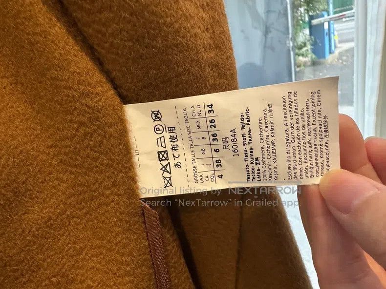 Max Mara Max Mara Caramel Cashmere Coat Classic Style Size XXS / US 00 / IT 34 - 6 Thumbnail
