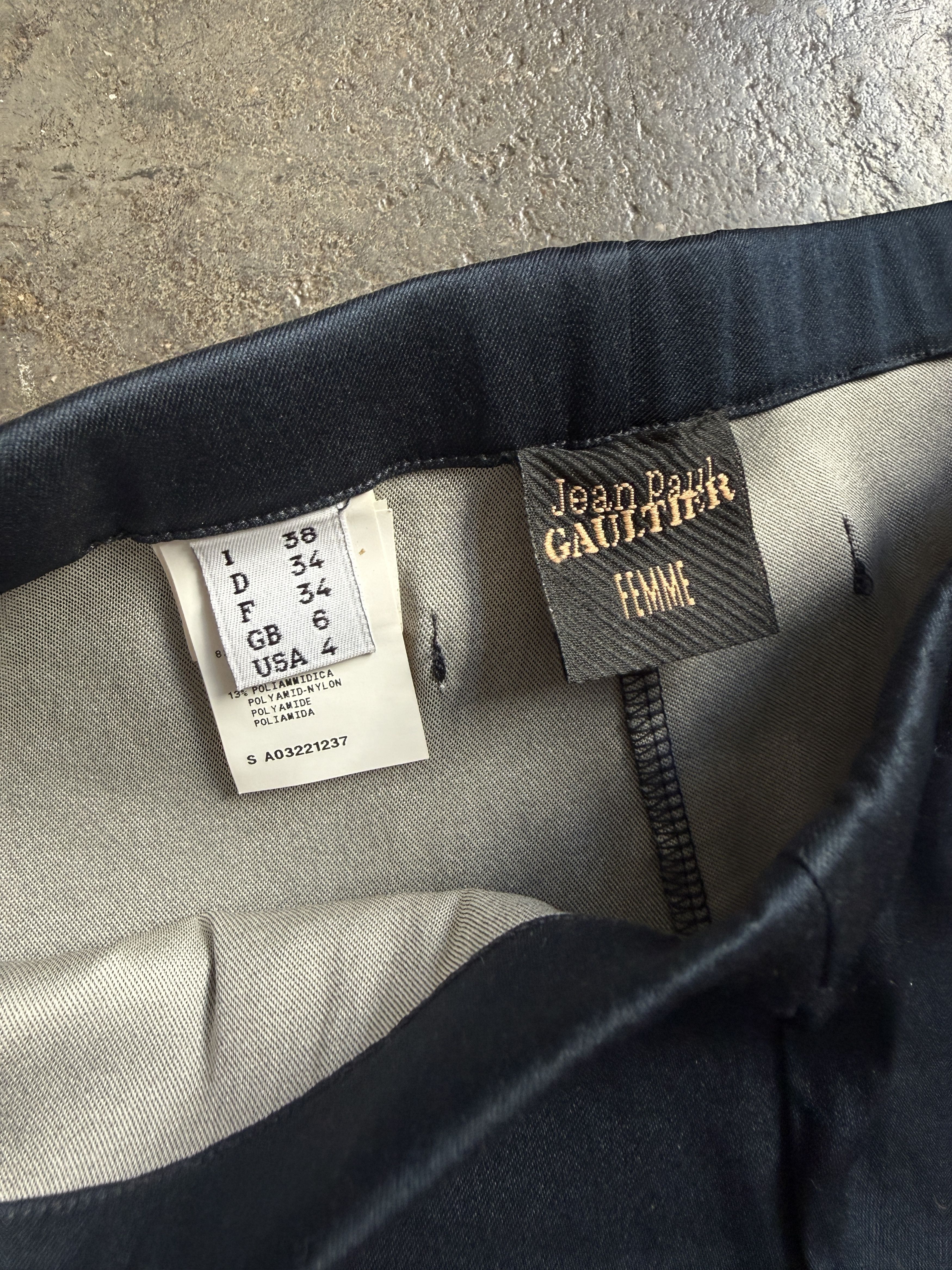Jean Paul Gaultier Early 2000's Jean Paul Gaultier Blue Leggings Size 27" / US 4 / IT 40 - 8 Thumbnail