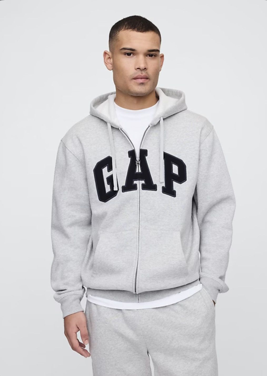 Gap Gap relaxed zip up hoodie Size US S / EU 44-46 / 1 - 1 Thumbnail