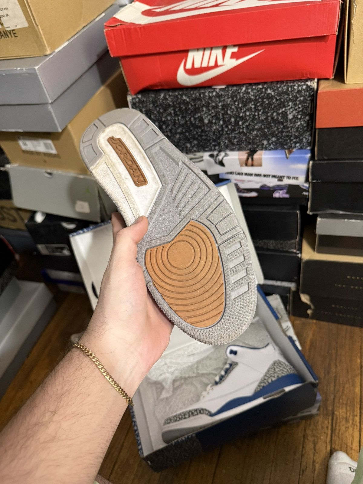 Jordan Brand Jordan retro 3 Wizard sz 9.5 Size US 9.5 / EU 42-43 - 5 Thumbnail