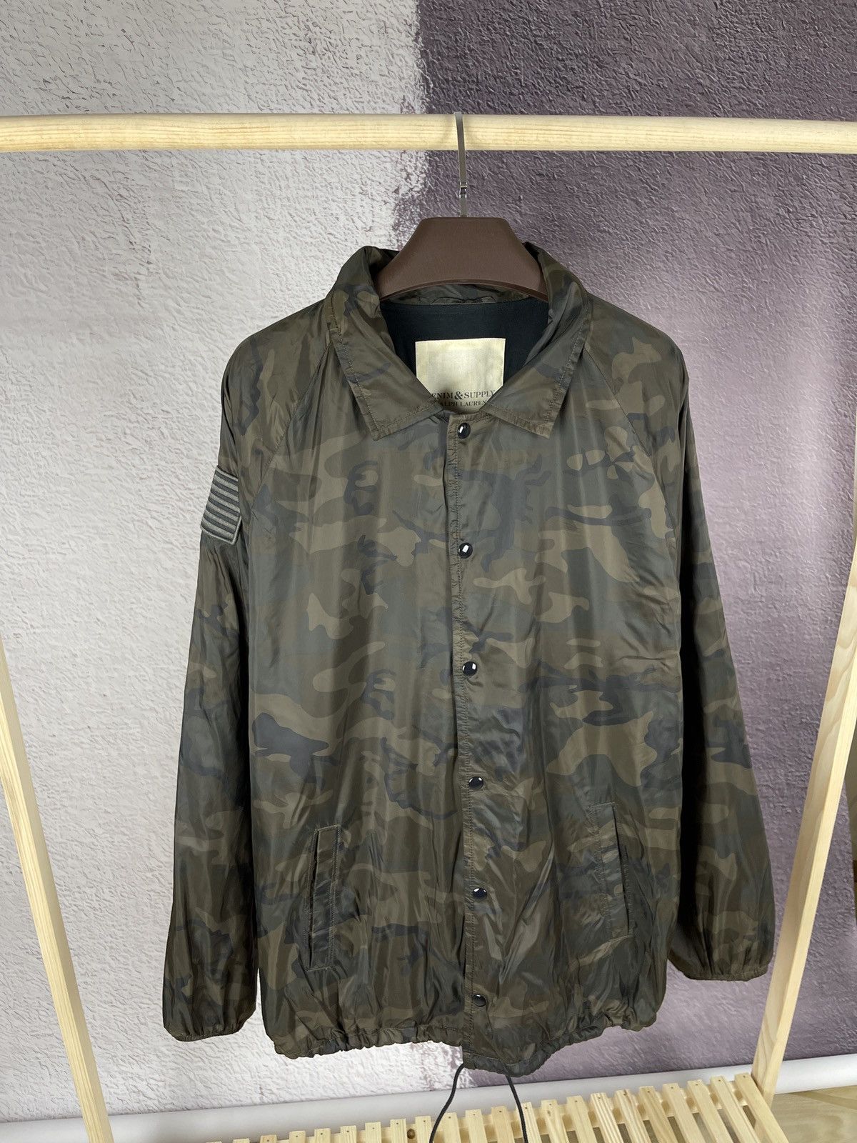 Denim & Supply Ralph Lauren Denim & Supply Ralph Lauren camouflage nylon coach jacket Size US XXL / EU 58 / 5 - 3 Thumbnail