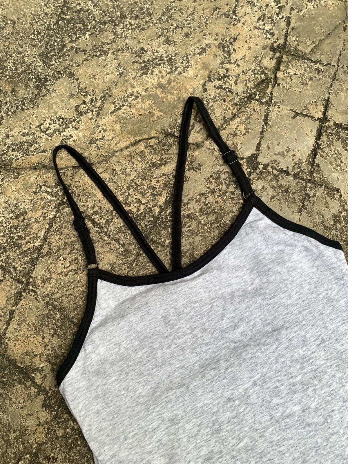 Anime × Cartoon Network × Japanese Brand y2k Hello Kitty Grey Small Cute Tennis Cross BackTank Top Size S / US 4 / IT 40 - 5 Thumbnail