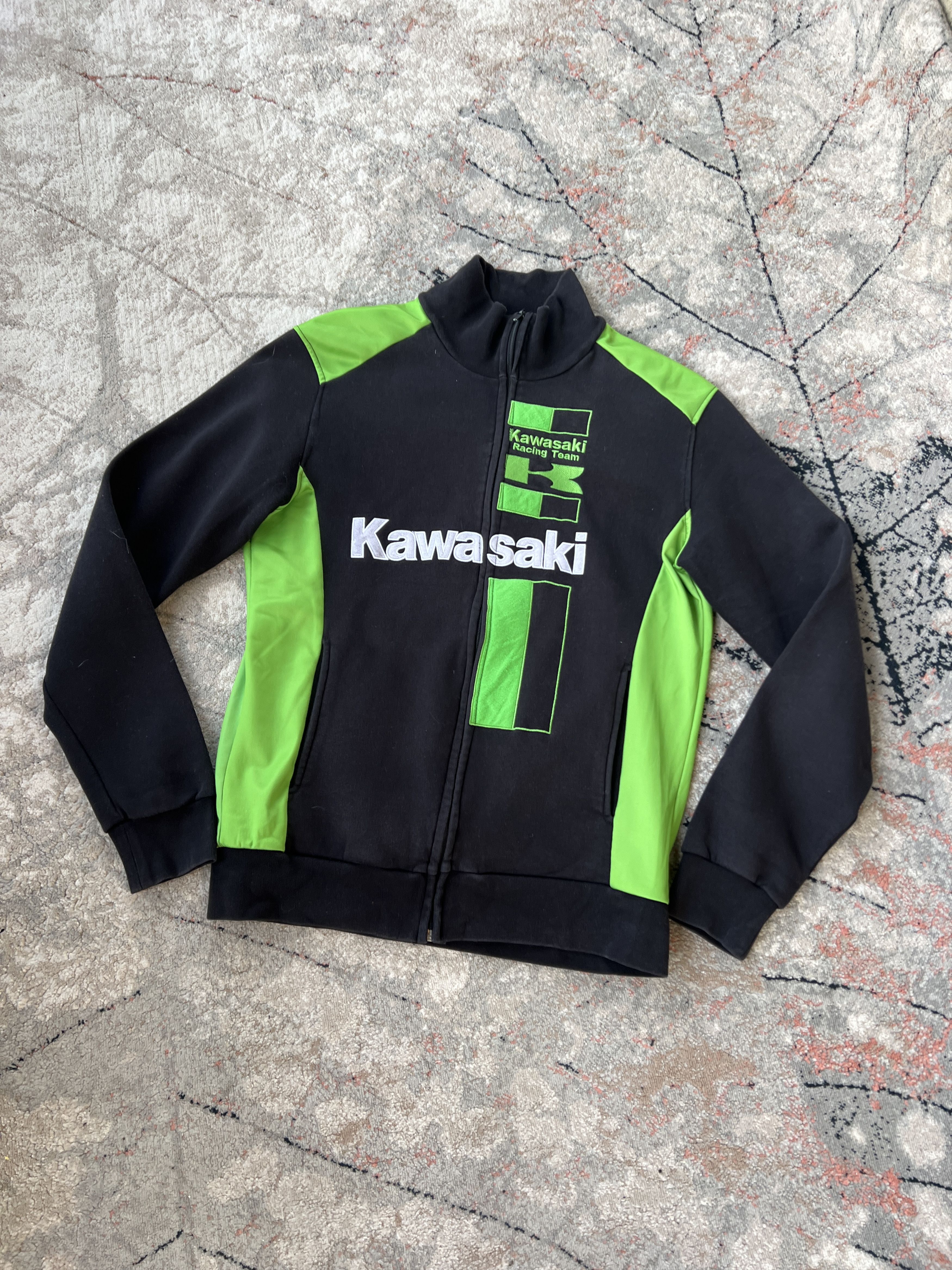 Japanese Brand × Vintage Kavasaki Racing Team Vintage Jacket Size US L / EU 52-54 / 3 - 1 Thumbnail