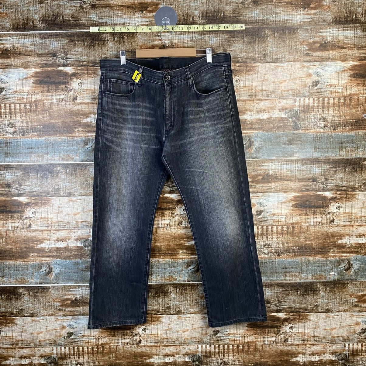 Japanese Brand × Uniqlo DL Uniqlo japan Black Denim Pants #C798 Size US 36 / EU 52 - 1 Thumbnail