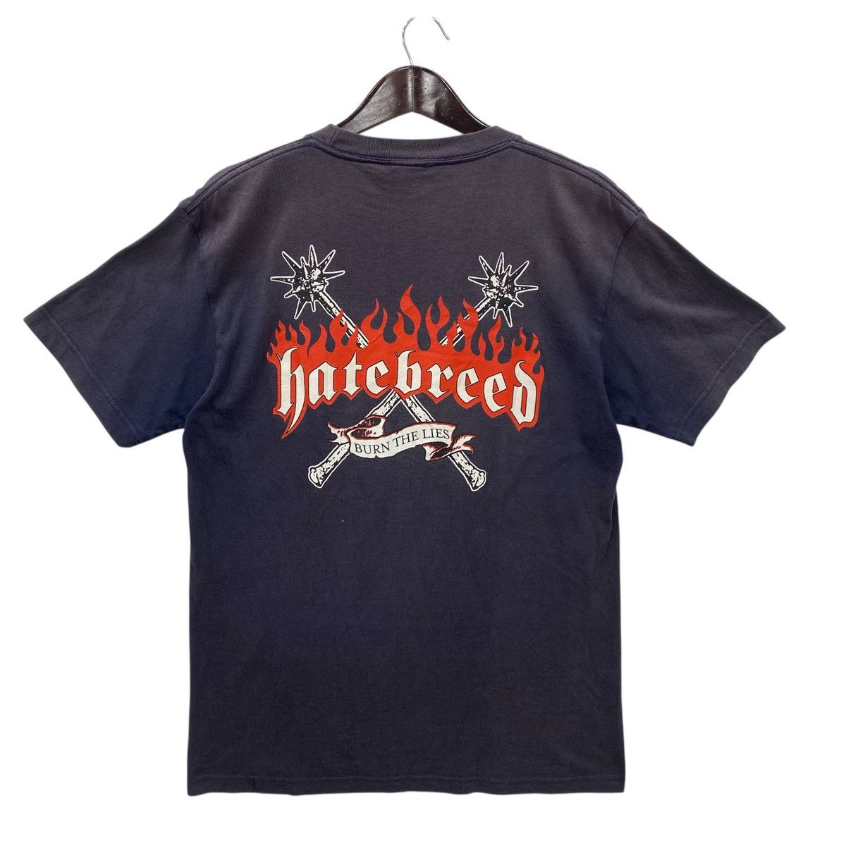 Band Tees 💥VINTAGE HATEBREED American metalcore band sunfaded shirt Size US L / EU 52-54 / 3 - 1 Thumbnail