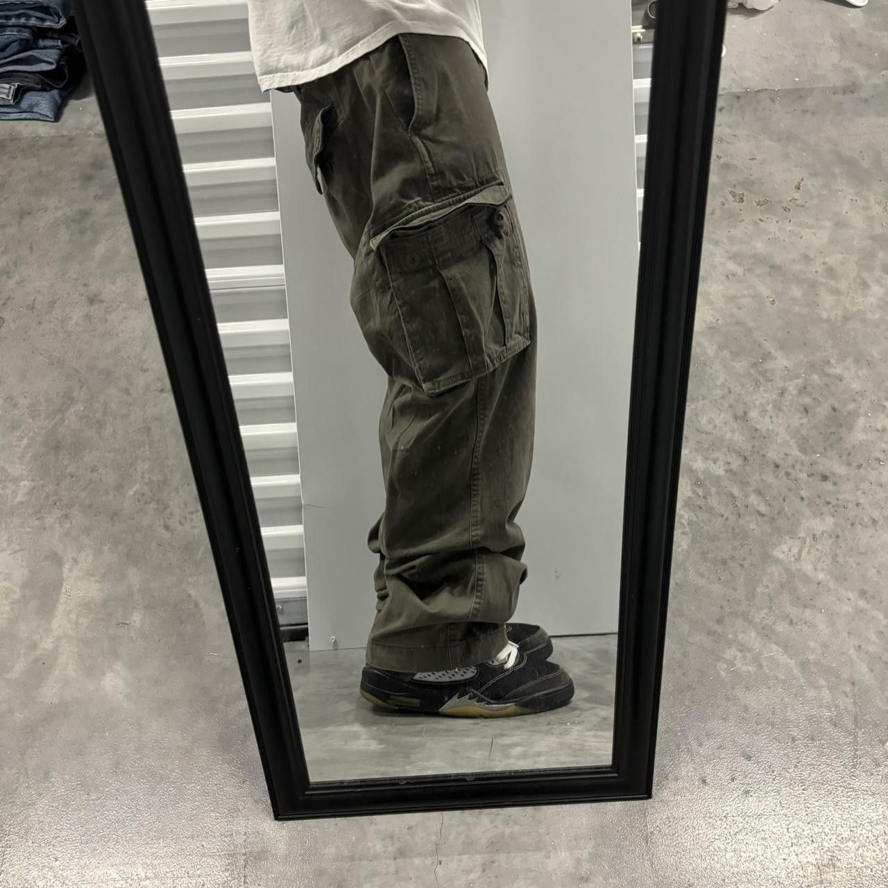 Japanese Brand × Vintage Crazy Vintage Y2K/2000s Baggy Brown Skater Cargo Pants! Size US 38 / EU 54 - 2 Thumbnail