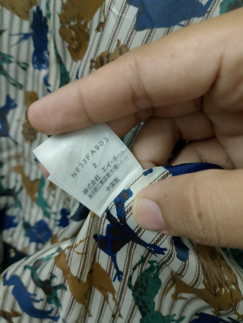 Issey Miyake × Japanese Brand × Ne-Net Vintage Ne-Net Issey Miyake Paisley Wool Jacket Size US M / EU 48-50 / 2 - 8 Thumbnail