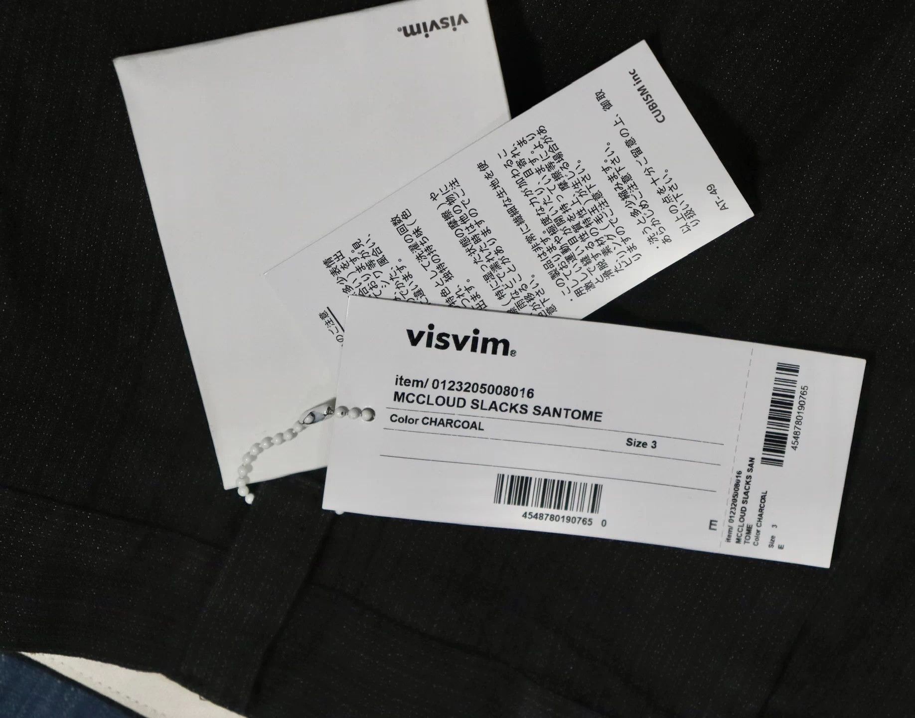 Visvim Visvim 23aw Mccloud Slacks Wool Santome Stripe Charcoal 3 Size US 41 - 4 Thumbnail