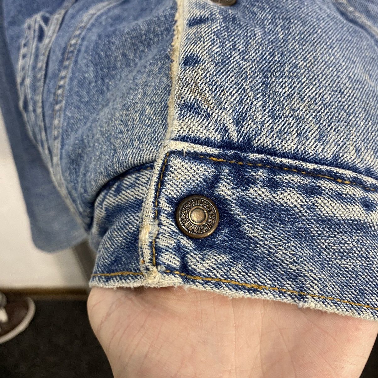 Levi's Vintage Levis jacket denim Size US XL / EU 56 / 4 - 4 Thumbnail