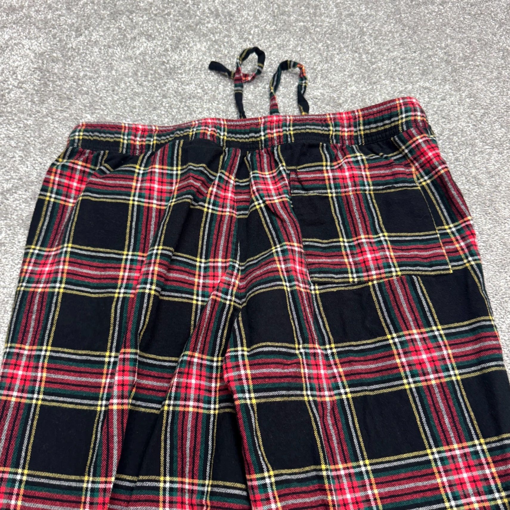 J.Crew VINTAGE J.Crew Tartan Flannel Pajama Pants Mens Medium Red Black Plaid Cotton Lounge Size US 31 - 4 Thumbnail