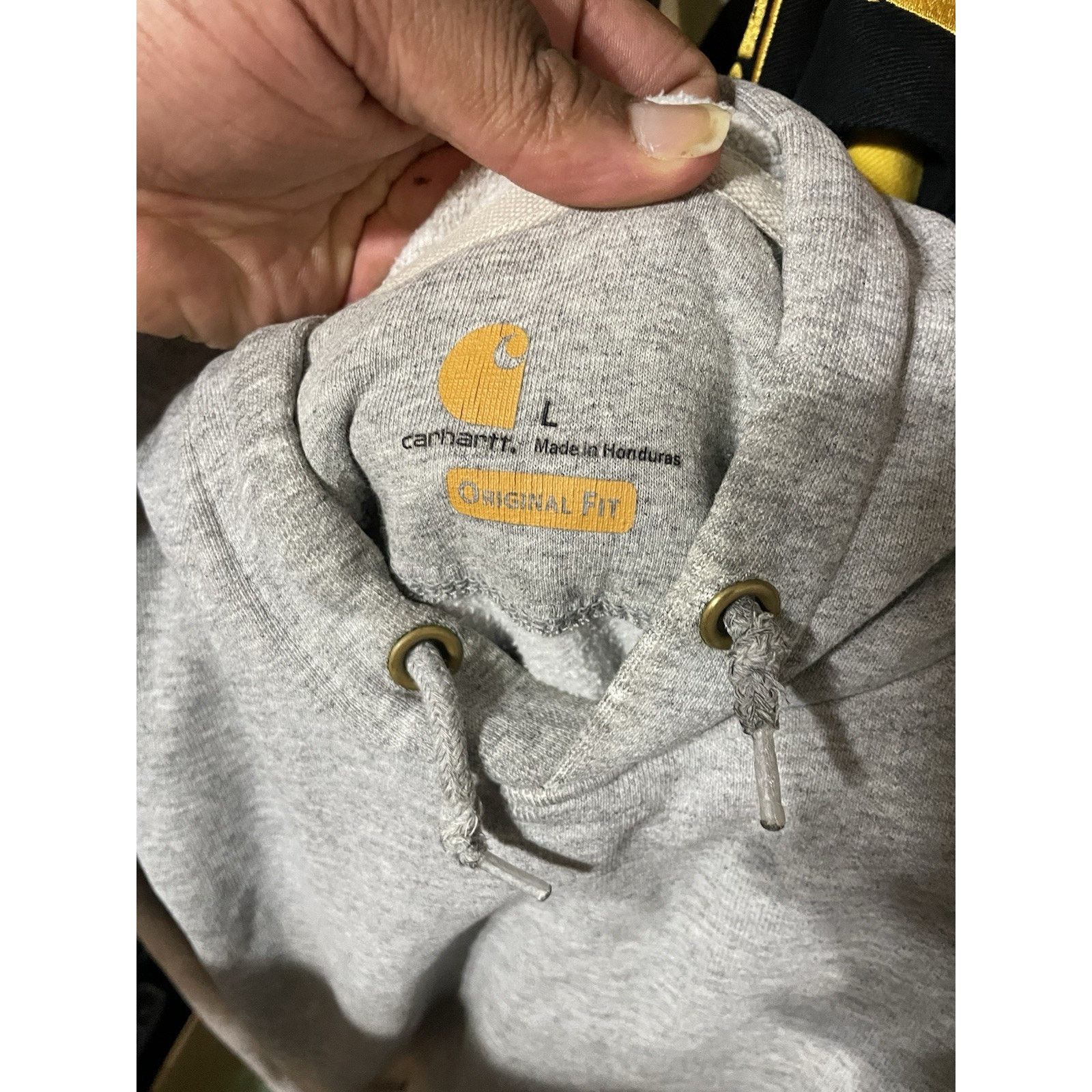 Carhartt Size L- Carhartt Hoodie Mens Loose Fit Gray Pullover Size US L / EU 52-54 / 3 - 3 Thumbnail