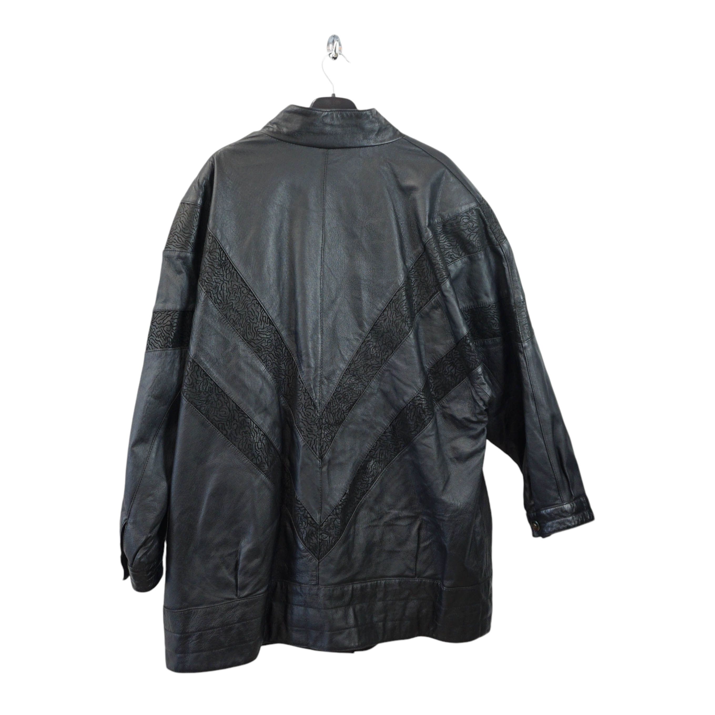 Vintage Archive Real Genuine Leather Jacket Size 3XL / US 20-22 - 3 Thumbnail