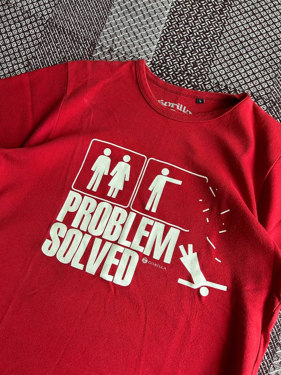 Vintage Vintage Problem Solved Women’s T-shirt Y2K Style Size L / US 10 / IT 46 - 4 Thumbnail