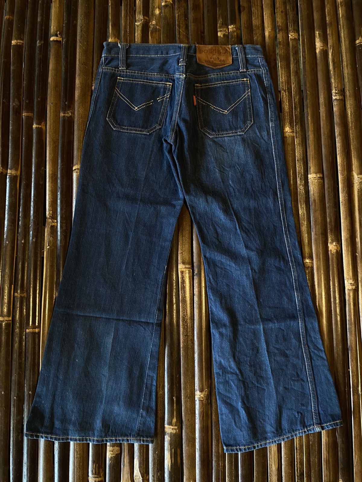 image of Vintage Super Flare Indianax Jeans Boot Cut in Denim, Women's (Size 30)