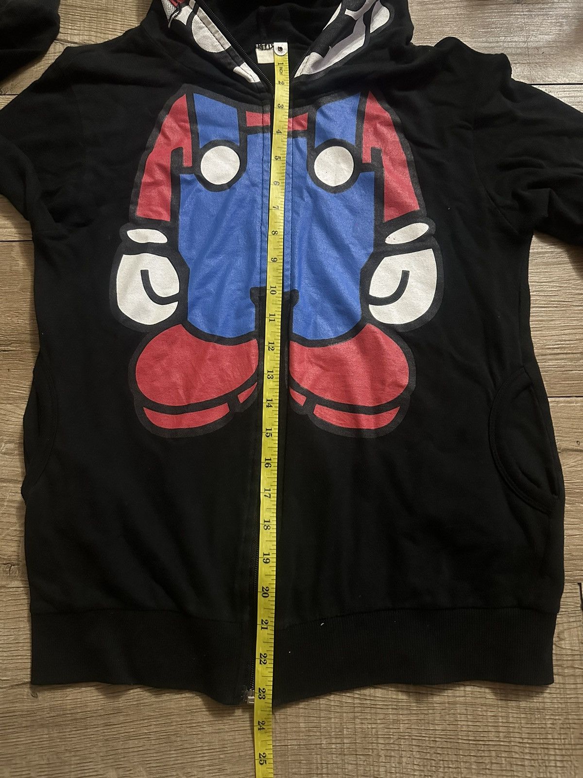 Anime Vintage Super Mario Full Zip Hoodie Inspired Bape Baby Milo Size US S / EU 44-46 / 1 - 5 Thumbnail
